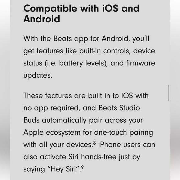 BNIB Beats by Dre Studio Buds (Wireless Bluetooth Earbuds, RED) - Picture 3 of 5